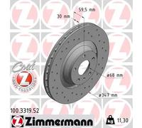 ZIMMERMANN 100.3319.52 Disco freno