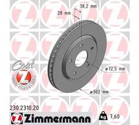 ZIMMERMANN 230.2310.20 Disco freno