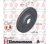 ZIMMERMANN 370.4405.52 Disco freno