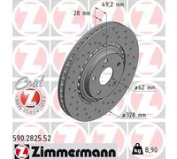 ZIMMERMANN 590.2825.52 Disco freno