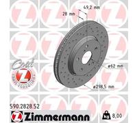 ZIMMERMANN 590.2828.52 Disco freno