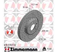 ZIMMERMANN 610.3707.52 Disco freno per VOLVO