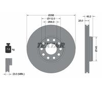 TEXTAR 92121005 Disco freno