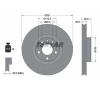 TEXTAR 92132305 Disco freno