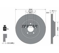 TEXTAR 92132603 Disco freno