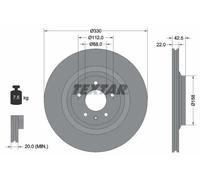 TEXTAR 92160403 Disco freno
