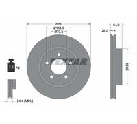 TEXTAR 92230003 Disco freno