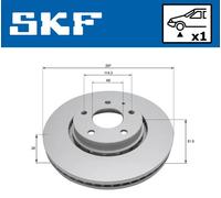 SKF VKBD 81352 V1 Disco freno