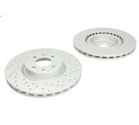 2X Disco freno DELPHI BG4943C per ABARTH 500 / 595 / 695 1.4 2008-