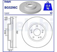 2X Disco freno DELPHI BG5296C per FORD FOCUS IV (HN) 1 2022-2025