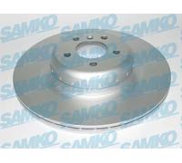 2x Disco freno disco del freno a due pezzi B2107VBR SAMKO per BMW X5 X6