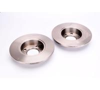 2X Disco freno FERODO DDF083 per FSO 127P 0.9 1969-1976