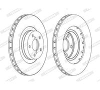 2X Disco freno FERODO DDF1175C SUBARU XV (_GP_) 2 2012-2017