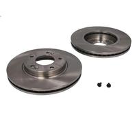 Ferodo Disco freno DDF1239 anteriore ventilato Ø276 mm 2 pezzi