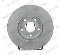 2X Disco freno FERODO DDF1292C per HYUNDAI TUCSON (JM) 2 2004-2010