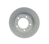 2x Disco freno forato 0 986 478 592 BOSCH per PORSCHE 911 911 Cabriolet