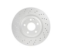 2x Disco freno forato 0 986 479 A60 BOSCH per MERCEDES-BENZ CLASSE GLA CLASSE A