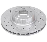 A.B.S. 2X Disco Freno Anteriore 330 Forato Per Mercedes-Benz S-Class W220