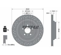 TEXTAR 92283703 Disco freno