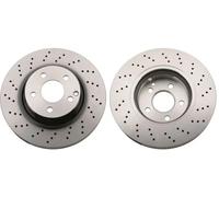 TRW Disco freno DF6477 anteriore, ventilato, perforato - 1 pezzo