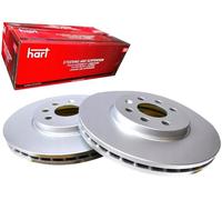 2x Disco freno Frontale d. veicolo pieno 215 620 HART