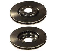 2x Disco freno Frontale d. veicolo ventilato 232 222 HART