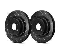 Disco freno sportivo EBC Turbo Groove Disc EBC123761 per Audi A4 Allroad A4 A5 C