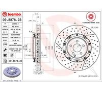 BREMBO 09.8878.23 Disco freno