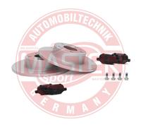 2x Disco Freno Pastiglie Pieno Posteriore per Alfa Romeo 147 937 937_156 932