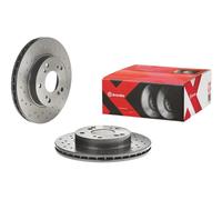 Brembo Xtra 09.5457.3X - Disco Freno Forato Anteriore, Set di 2