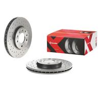 2x Disco freno perforato/ventilazione interna 09.7629.1X BREMBO per OPEL