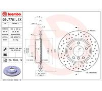 Disco freno BREMBO XTRA LINE BREMBO 09.7701.1X, 1 Pezzo