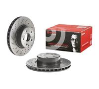 Brembo 09.8127.11 - Disco Freno con Verniciatura UV (Set di 2) - Anteriore