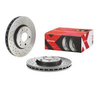 2x Disco freno perforato/ventilazione interna 09.8304.2X BREMBO