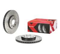 2x Disco freno perforato/ventilazione interna 09.9159.2X BREMBO per OPEL ASTRA H