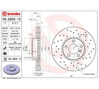 BREMBO 09.9923.1X Disco freno