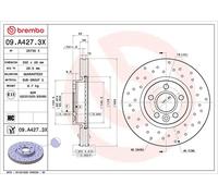 BREMBO 09.A427.3X Disco freno