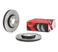 2x Disco freno perforato/ventilazione interna 09.A532.2X BREMBO per HYUNDAI KIA