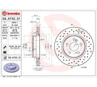 BREMBO 09.A742.31 Disco freno