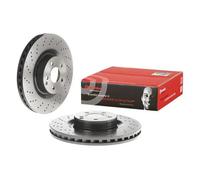 Brembo Disco freno 09A81711 anteriore, ventilato, altamente carbonizzato, 1 pezzo