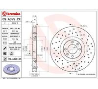 2x Disco freno perforato/ventilazione interna 09.A829.2X BREMBO per CITROËN DS