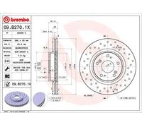 Disco freno BREMBO XTRA LINE BREMBO 09.B270.1X, 1 pezzo