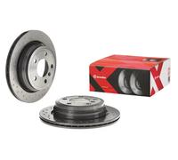 2x Disco freno perforato/ventilazione interna 09.B338.1X BREMBO per BMW 3