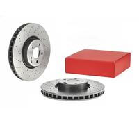 2x Disco freno perforato/ventilazione interna 09.B474.11 BREMBO