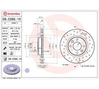 BREMBO 09.C285.1X Disco freno