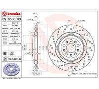 Disco freno BREMBO 09C50633 posteriore, ventilato, altamente carbonizzato, 1 Pezzo