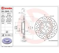 Brembo 09.C645.11 - Disco Freno con Verniciatura UV (Set di 2) - Anteriore