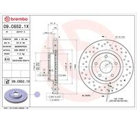 BREMBO 09.C652.1X Disco freno
