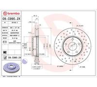 BREMBO 09.C990.2X Disco freno