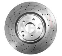 ABS All Brake Systems Disco freno anteriore 360 mm 17566 per Mercedes Classe S